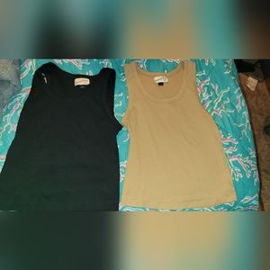 Two Cropped Tank Tops